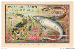 Delcampe - AXYP10-0680-CHROMOS - Cacao Van Houten - Solubilité En Poudre - Poissons Des Mers Du Nord - Van Houten
