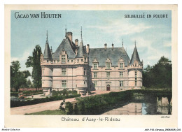 Delcampe - AXYP10-0676-CHROMOS - Cacao Van Houten - Solubilité En Poudre - Chateau De D'azay-le-rideau - Van Houten