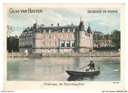 Delcampe - AXYP10-0675-CHROMOS - Cacao Van Houten - Solubilité En Poudre - Chateau De Rambouillet - Van Houten