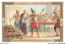 Delcampe - AXYP19-1493-CHROMOS - Chocolat D'aiguebelle - Monastère De La Trappe - Les Grands Martyrs - Saint-denys L'aréopagite - Aiguebelle