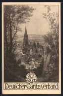 Delcampe - AK Freiburg I. Br., Blick Auf Den Münster, Deutscher Caritasverband - Freiburg I. Br.