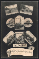 Delcampe - AK Eschweiler, Schützenhalle, Schlachthof, Neugrabenstrasse, Bahnhof, Verl. Neustrasse - Eschweiler