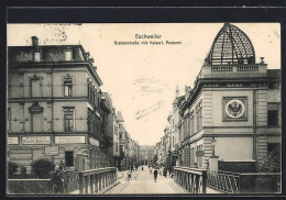 Delcampe - AK Eschweiler, Grabenstrasse Mit Postamt, Laden Ewald Schmits - Eschweiler