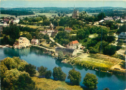 Delcampe - Seiches Sur Le Loir - Matheflon - Le Loir Et La Chapelle - Vue Aérienne    AJ 1110 - Seiches Sur Le Loir