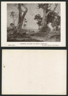 Delcampe - National Gallery Of South Australia, Red Gold Cattle By Hans Heysen Old Postcard - Autres & Non Classés