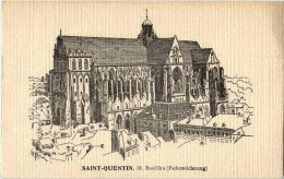 Delcampe - Saint Quentin - Basilika - Saint Quentin