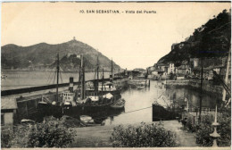 Delcampe - San Sebastian - Vista Del Puerto - Guipúzcoa (San Sebastián)