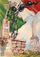 Delcampe - Cartolina Militare: Monumento V° Reggimento Bersaglieri - Kriegerdenkmal