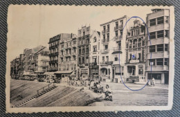 Delcampe - A3982 WENDUINE - LA DIGUE COTE OUEST ZEEDIJK WESTKLANT ED. THILL CIRCULEE 1956 PENSION IVAN L'ESCALE HOTELS ANIMEE - Wenduine