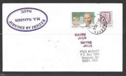 Delcampe - 1991 Paquebot Cover, Finland Stamp Mailed In Gavle, Sweden - Briefe U. Dokumente