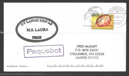 Delcampe - 1996 Paquebot Cover, Finland Stamp Mailed In Hamburg, Germany - Briefe U. Dokumente