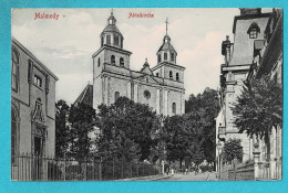 Delcampe - * Malmedy (Liège - La Wallonie) * (Stengel & Co, Dresden 33313) Abteikirche, église Abbaye, Animée, TOP, Rare - Malmedy