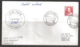 Delcampe - 1984 Paquebot Cover, Denmark Stamp Used At Bilbao, Spain - Briefe U. Dokumente