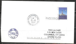 Delcampe - 1998 Paquebot Cover, Norway Stamp Used In LeHavre, France - Lettres & Documents