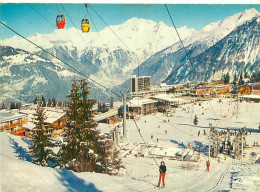 Delcampe - Courchevel - Le Centre De La Station - Teleski Et Télécabine De La Loze    AJ 1111 - Courchevel