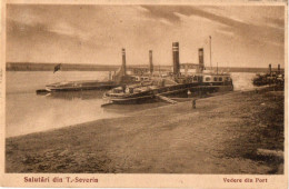 Delcampe - ROMANIA - SALUTARI DIN TURNU SEVERIN - VEDERE DIN PORT - F.P. - Rumänien