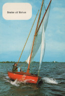 Delcampe - Nederland Workum Zeiljacht Met Halve Wind Varend Unposted #SCG245 - Workum