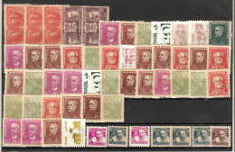 Delcampe - BRASIL Brasilien Bresil " Varied Lot 53 Older Stamps ** Mint " From Recent Obtained Collections - Collections, Lots & Séries