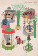 Delcampe - Nederland Stolwijk Dierentuin Kinderen Dieren Illustratie Afgestempeld #SCG198 - Maassluis