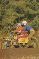 Delcampe - Motocross Sidecar Race Dirt Track Team #51 Action Vintage Unposted #SCG127 - Motorradsport