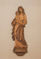 Delcampe - Nederland Uden Religie Houten Beeld Maria Met Kind Oblitereerd #SCG107 - Uden