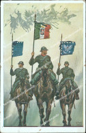 Delcampe - Ai652 Cartolina Militare Ass. Dell'arma Di Cavalleria Pisani Illustratore Pisani - Sonstige & Ohne Zuordnung