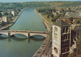 Delcampe - Belgique Huy Pont Baudouin Collégiale Notre Dame Panorama Meuse #SCG772 - Huy