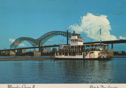 Delcampe - USA Memphis Steamboat Queen II Mississippi River Bridge #SCG771 - Memphis