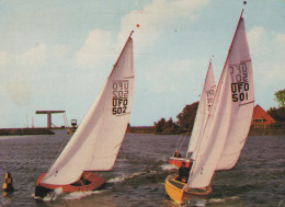 Delcampe - Nederland Leeuwarden Zeilsport Regatta Ufo Zeilboten Afgestempeld #SCG740 - Leeuwarden