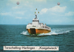Delcampe - Nederland Terschelling Harlingen Veerboot Koegelwieck Vervoer Geplaatst #SCG504 - Harlingen