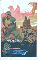Delcampe - An540 Cartolina Militare  52 Reggimento Fanteria Alpi Obbedisco - Regimente