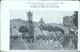 Delcampe - An563  Cartolina Festa Commemorativa Al 6 Fanteria 1902 Battaglia Di S.martino - Regimente