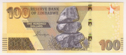 Delcampe - 2023 Zimbabwe 100 Dollars 9562354 Paper Banknote Money Currency - Zimbabwe