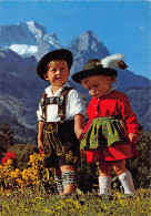 Delcampe - Ethnic German Children In Traditonal Costumes Boss Koa Neid Postcard B817 - Sonstige & Ohne Zuordnung