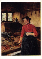 Delcampe - Wilhelm Leibl Art Maedchen Am Herd Wallraf Richartz Museum Koeln Postcard B817 - Sonstige & Ohne Zuordnung