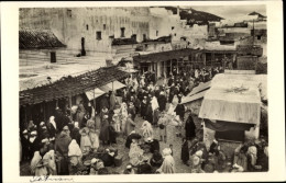 Delcampe - CPA Tetuan Tétouan Marokko, Marktplatz - Andere & Zonder Classificatie
