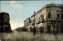 Delcampe - CPA La Plata Argentinien, Calle 12, Straßenpartie - Argentinien