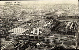 Delcampe - CPA Highland Park Michigan USA, Ford Motor Company Plant, Fliegeraufnahme, Gesamtansicht - Sonstige & Ohne Zuordnung
