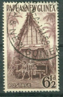 Delcampe - Papua New Guinea 1952 MiNr 10 Used Kiriwina Chief House #12-15-29 - Papua-Neuguinea