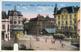 Delcampe - ROMANIA - ORADEA - PIATA REGINA MARIA - F.P. - Rumänien