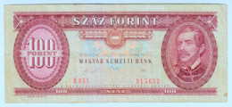 Delcampe - 1989 Hungary 100 Forint 015633 Paper Banknote Money Currency - Hongrie