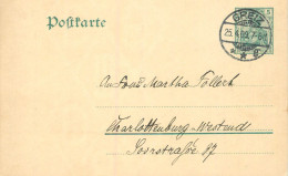 Delcampe - A6157 Germany Berlin Charlottenburg Westend 1909 Correspondence Letter - Post & Briefboten