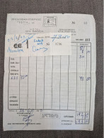 Delcampe - A3991 GREECE HELLAS - INVOICE N° 22 HOTEL ESTIA EMBORON ATHENS 1962 - Autres & Non Classés