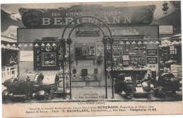 Delcampe - PARIS - 6 Rue Boudreau - Siège Des Usines Electrique  BERGMANN (carte Du Stand D'Expo De Nancy) 1909 - Paris (09)