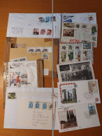 Delcampe - BOX51 - POLONIA -STORIA POSTALE-LOTTO CORRISPONDENZA  CON QIALCHE GRANDE FORMATO CON INTERESSANTI AFFRANCATURE - Sammlungen