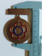 Delcampe - 1974 Lotta LiberaCISM Conseil International Du Sport Militaire   BARI  ANGIULLI SOCIETA GINNASTICA SPORT LOTTO ANGY - Habillement, Souvenirs & Autres