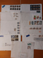 Delcampe - BOX49 - SVEZIA -STORIA POSTALE-LOTTO CORRISPONDENZA  IN GRANDE FORMATO CON INTERESSANTI AFFRANCATURE - Sammlungen