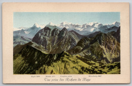 Delcampe - Vue Prise Des Rochers De Naye Carte Postale Postcard - Roche