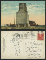 Delcampe - Canada 1931 Old Colour Postcard C.P.R. Elevator Saint St John N.B. New Brunswick - Ohne Zuordnung