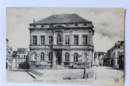 Delcampe - CPA [72] Sarthe > Mamers -  Le Théâtre, La Grande Rue Et La Rue Du Fort - Mamers